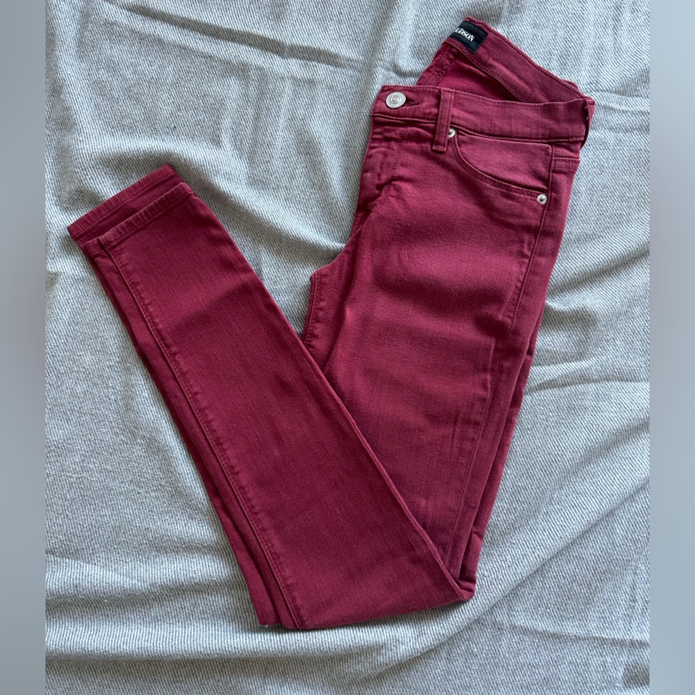 Hudson Skinny Jeans / Red size 26